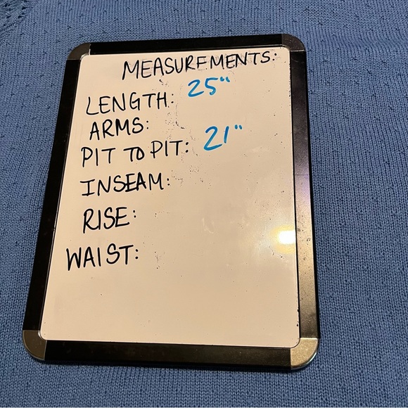 Womens Blue Short Sleeve Crochet Boho Beach Top Blouse Size L - Picture 7 of 8